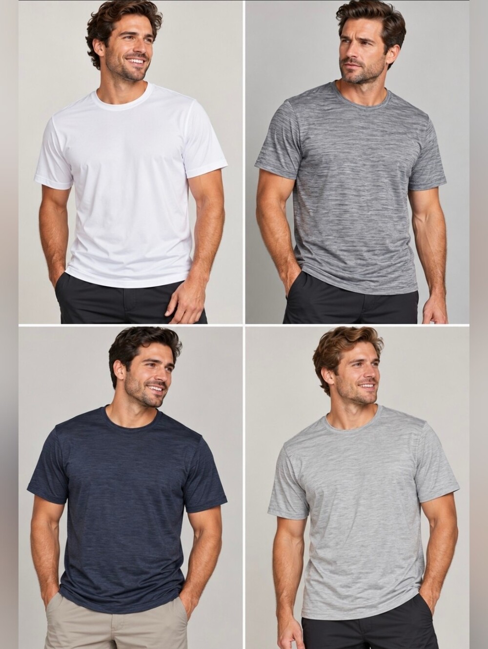 Spyder Mens 4pc Dri-fit T-shirt Tees Size XL Xlarge Tops Activewear Sport Shirt